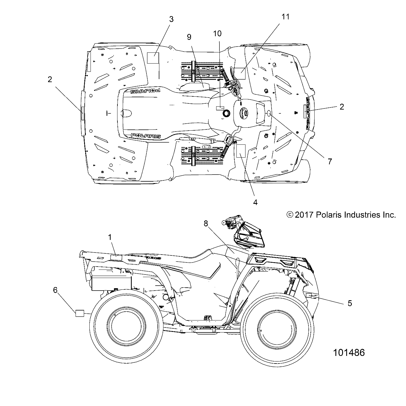 BODY, DECALS - A18SAA50N5